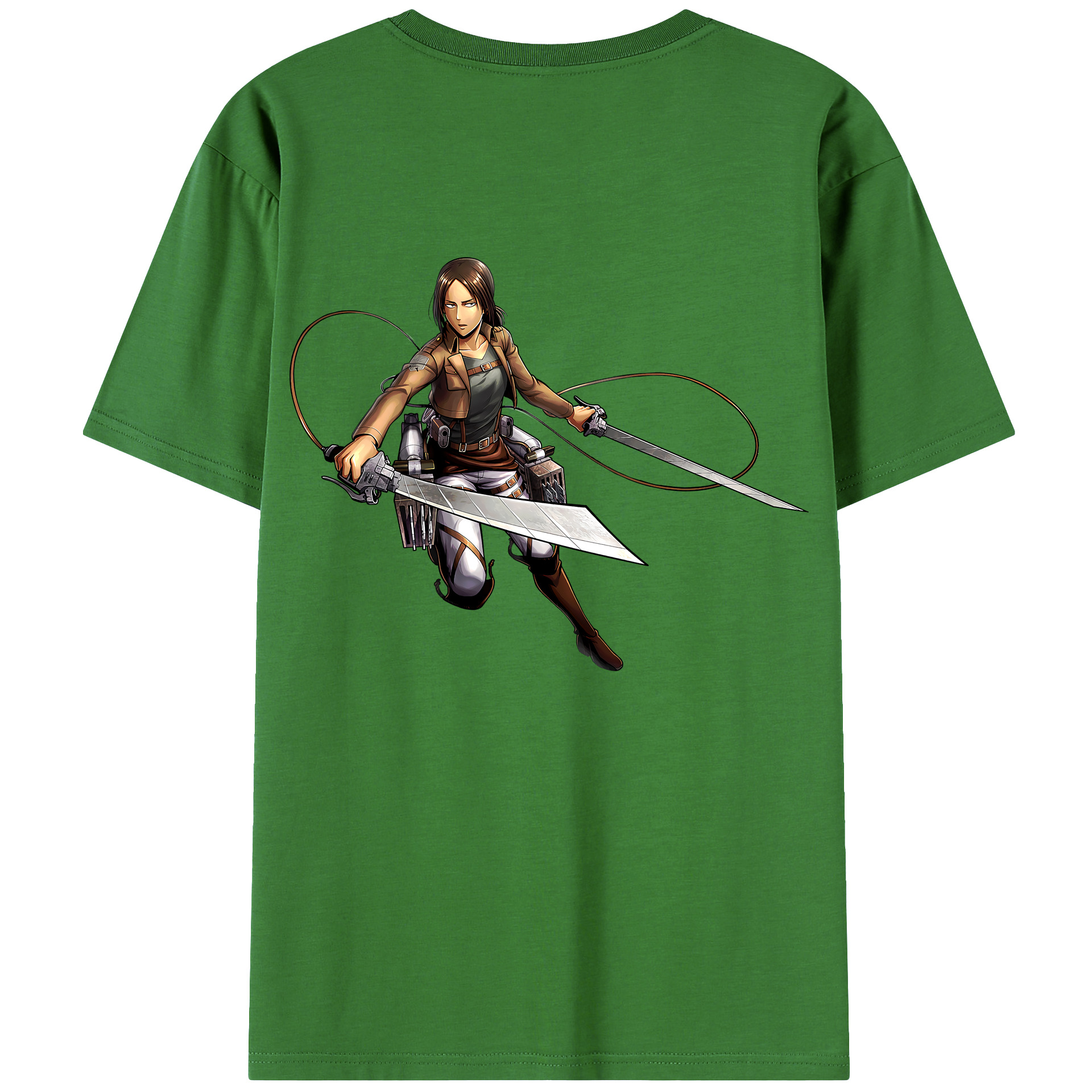 （画像用） 進撃の巨人 Attack on Titan レディース半袖Tシャツ(バックプリント)